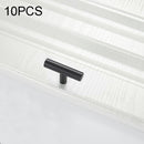 10 PCS 9001A Simple Furniture Cabinet Handle Aluminum Profile Round Handle (Black)