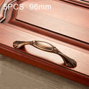5 PCS 6590-96 American Pastoral Coffee Retro Cabinet Handle