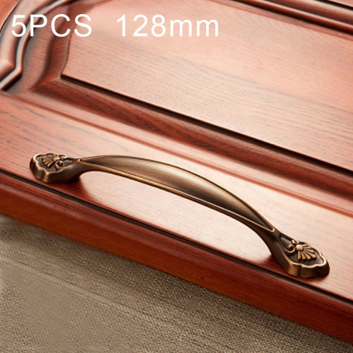 5 PCS 6526-128 American Pastoral Coffee Retro Cabinet Handle