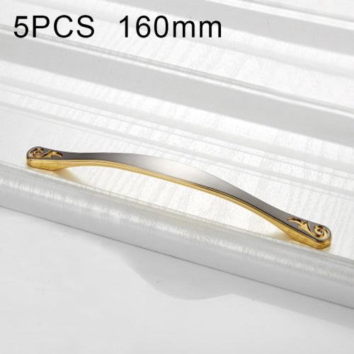 5 PCS 4041-160 Double Gold Zinc Alloy Cabinet Handle Pitch: 160mm