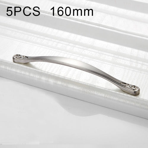5 PCS 4041-160 Brushed Zinc Alloy Cabinet Handle Pitch: 160mm