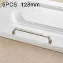 5 PCS 4002-128 Modern Minimalist Cabinet Zinc Alloy Handle