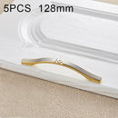 5 PCS 4042-128 Modern Minimalist Cabinet Zinc Alloy Handle