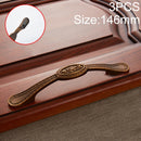 3 PCS 6273-128 Chinese American Style Classic Style Cabinet Handle (Coffee)