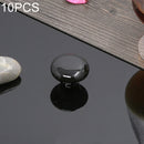 10 PCS 32mm Modern Literary Color Glazed Ceramic Cabinet Drawer Handle(Black)