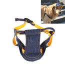 Denim Travel Pet Hat Outdoor Sports Breathable Hat Adjustable, Size: S