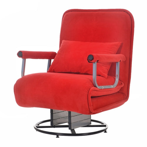 X1 Multifunctional Single Lunch Break Recliner Sofa Bed (Red)