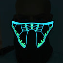 FG-MA-013 Halloween Mask Voice Control LED Cold Light Terror Cosplay Mask