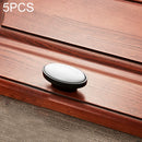 5 PCS 5049_16 Black and White Ceramic Closet Cabinet Handle Pitch: 16mm
