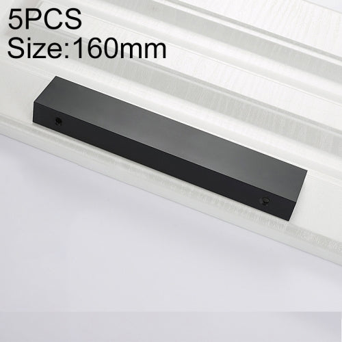 5 PCS 2777_160 Space Aluminum Closet Cabinet Handle Pitch: 160mm