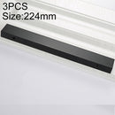 3 PCS 2777_224 Space Aluminum Closet Cabinet Handle Pitch: 224mm