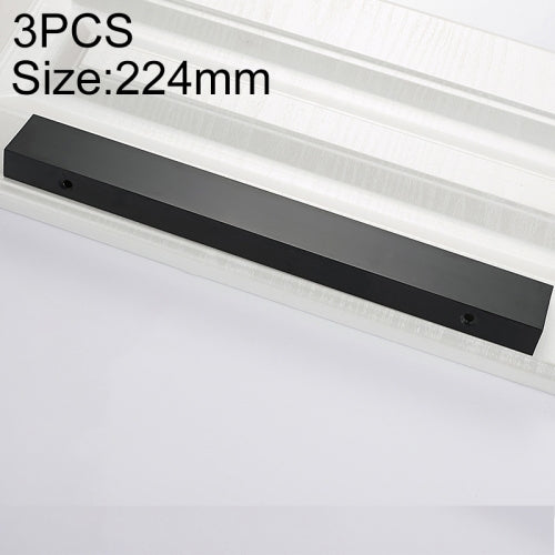 3 PCS 2777_224 Space Aluminum Closet Cabinet Handle Pitch: 224mm