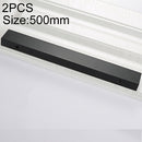 2 PCS 2777_500 Space Aluminum Closet Cabinet Handle Length: 500mm