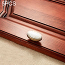 5 PCS 5049_16 Marble Texture Ceramic Closet Cabinet Handle Pitch: 16mm