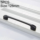 5 PCS 6225_128 Simple Zinc Alloy Closet Cabinet Handle Pitch: 128mm