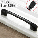 5 PCS 6225A_128 Solid Thickening Simple Zinc Alloy Closet Cabinet Handle Pitch: 128mm