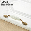 10 PCS 5018_96 Ceramic Crack Closet Cabinet Handle Pitch: 96mm
