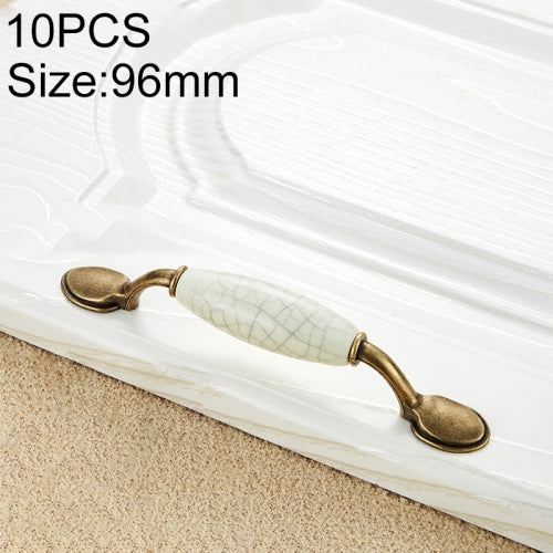 10 PCS 5018_96 Ceramic Crack Closet Cabinet Handle Pitch: 96mm