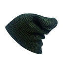 Autumn Winter Stripe Knitting Hat Warm Wool Cap(Green)