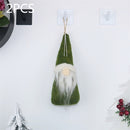 2 PCS CX20213 Square Faceless Doll Christmas Tree Pendant Decoration(Green)