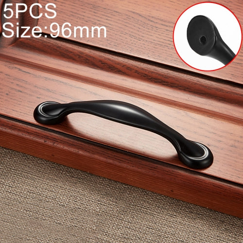 5 PCS 6591-96 Simple Archaistic Zinc Alloy Handle for Cabinet Wardrobe Drawer Door, Hole Spacing: 96mm