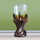 3D Dragon Claw Shape Resin Glass Goblet Beer Mug (Gold)