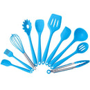 kn7050 10 in 1 Silicone Kitchen Tool Set(Blue)