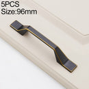 5 PCS 6615_96 American Style Black Brass Drawer Cabinet Handle