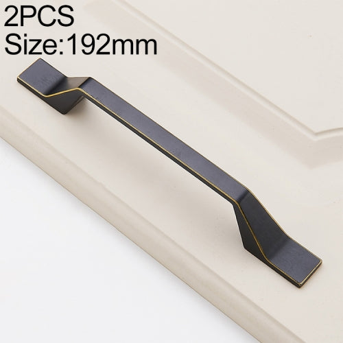 2 PCS 6615_192 American Style Black Brass Drawer Cabinet Handle