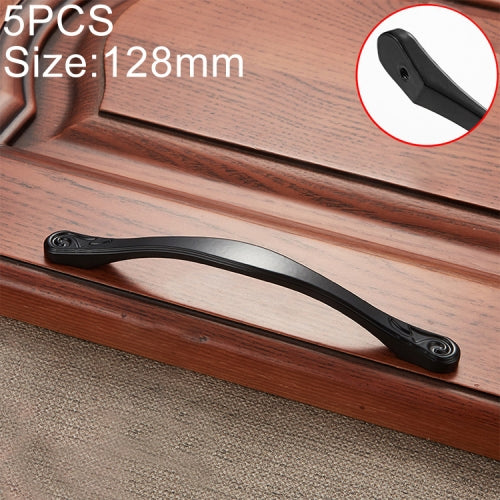 5 PCS 4041-128 Simple Archaistic Zinc Alloy Handle for Cabinet Wardrobe Drawer Door, Hole Spacing: 128mm