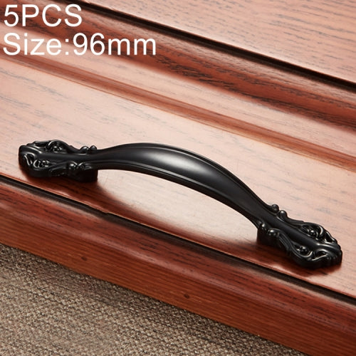 5 PCS 6032A-96 Simple Archaistic Zinc Alloy Handle for Cabinet Wardrobe Drawer Door, Hole Spacing: 96mm