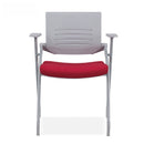 129A Thick Breathable Mesh Folding Training Chair Conference Chair (Red)