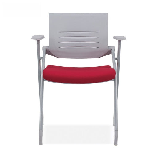 129A Thick Breathable Mesh Folding Training Chair Conference Chair (Red)