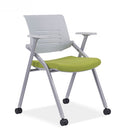 129B Thick Breathable Mesh Folding Training Chair Conference Chair (Green)
