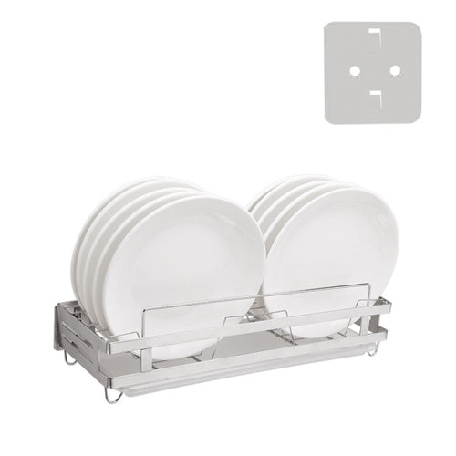 304 Stainless Steel Wall-mounted Kitchen Rack Hanging Dish Holder