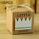 100 PCS European Style Wedding Prince Pattern Sugar Box, Size: 5.3*5.3*5.3cm