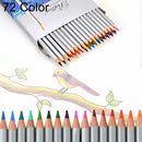 Professional Art Sketch Coloring Books Drawing Vibrant Colors 72-color Wooden Colored Pencils Set