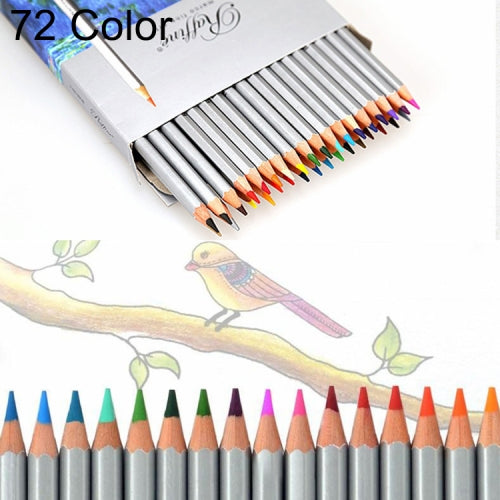 Professional Art Sketch Coloring Books Drawing Vibrant Colors 72-color Wooden Colored Pencils Set
