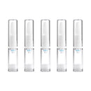 5 PCS Clear Empty Travel Portable Refillable Plastic Airless Vacuum Pump Bottle Containers, 5ml