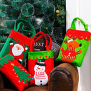 Christmas Dinner Table Decoration Candy Bag, Thickened Non-woven Fabric Kids Gifts Bags, Random Color Delivery