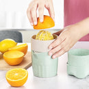 D522 Straw PP Manual Juice Cup Squeezer Fruit Reamers(Green)