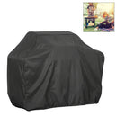 Outdoor Anti-UV Waterproof Dust-proof 210D Oxford Cloth BBQ Square Protective Bag Charcoal Barbeque Grill Cover, Size: 100x60x150cm(Black)