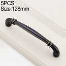 5 PCS 6569_128 Black Brass Antique Drawer Gradevin Cabinet Handle