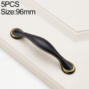 5 PCS 6591_96 Black Brass Antique Drawer Gradevin Cabinet Handle