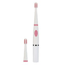 Portable Sound Wave Electric Toothbrush Couple Travel Toothbrush(Pink)