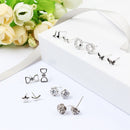 14 PCS Wild Match A Week Monday to Sunday Different Style Earrings, Random Style Delivery
