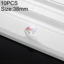 10 PCS 5082 Large Gold Circle Single Hole Ceramic Cabinet Handle