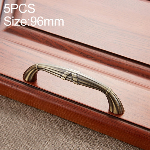 5 PCS 6046-96 Cyan Ancient Drawer Cabinet Door European Style Classical Bronze Handle