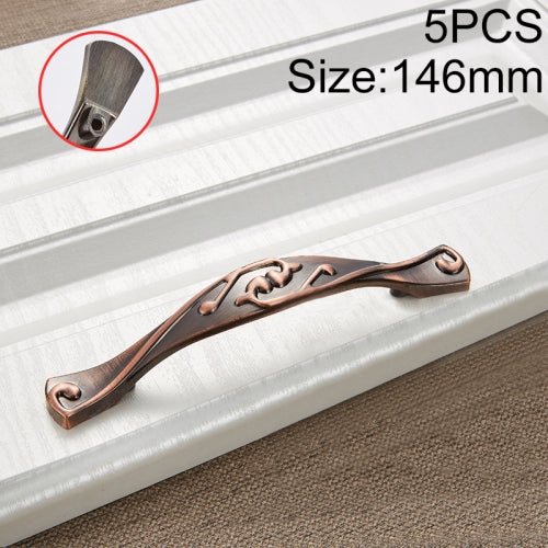 5 PCS 6055-96 Stainless Steel Electroplated Cabinet Handle (Red)