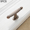 5 PCS 6064 Single Hole Thickened Drawer Cabinet Handle (Red)